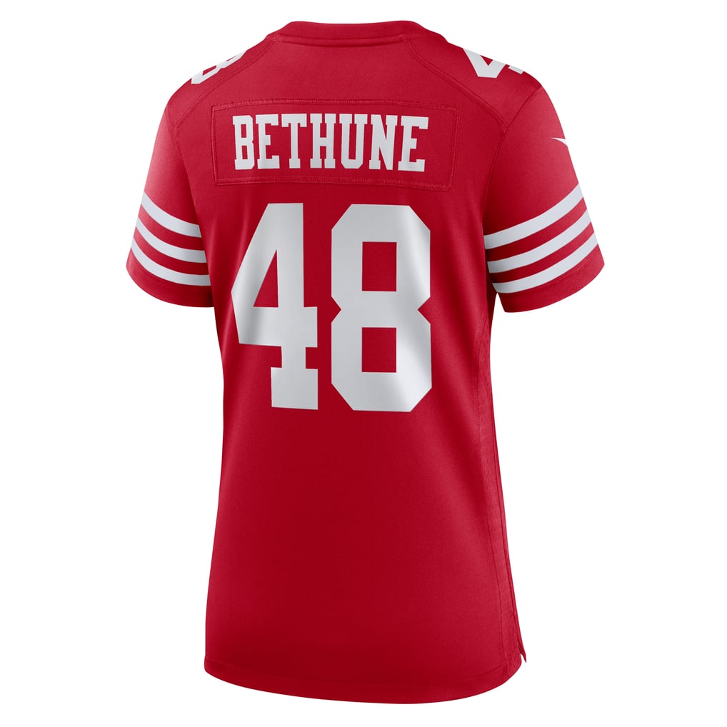 Women's San Francisco 49ers Tatum Bethune Scarlet Team Game Jersey
