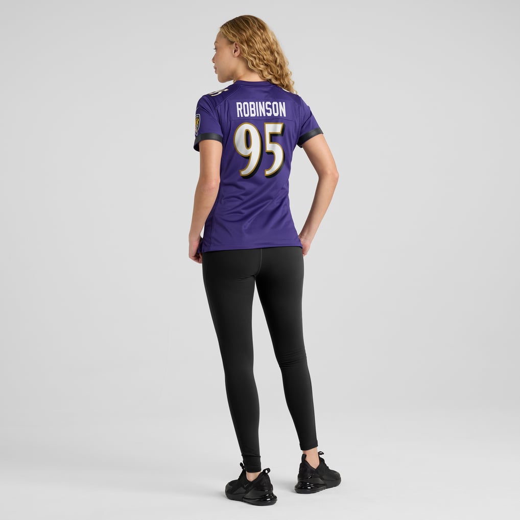 Women's Baltimore Ravens Tavius Robinson Purple Game Jersey