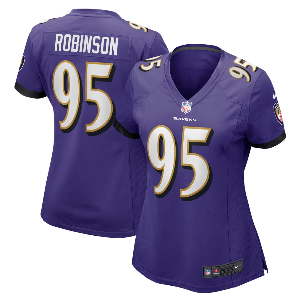 Women's Baltimore Ravens Tavius Robinson Purple Game Jersey