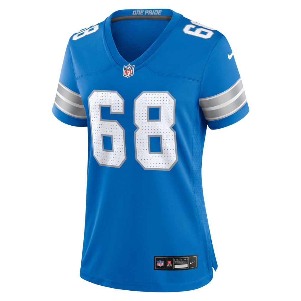 Women's Detroit Lions Taylor Decker Blue Team Game Jersey