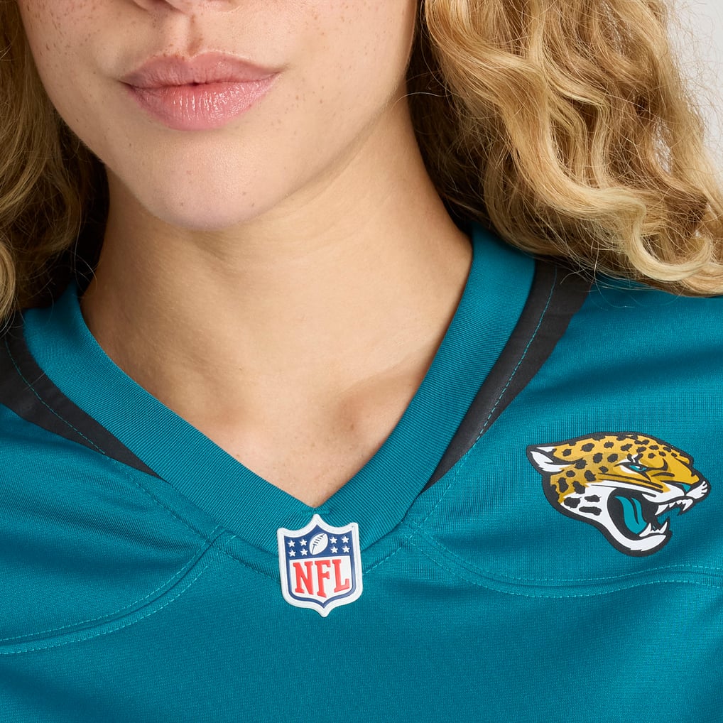 Women's Teal Jacksonville Jaguars Custom Team Jersey