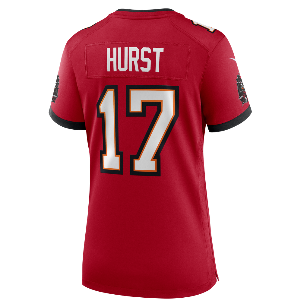 Women's Tampa Bay Buccaneers Ted Hurst Red Team Game Jersey