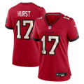 Women's Tampa Bay Buccaneers Ted Hurst Red Team Game Jersey