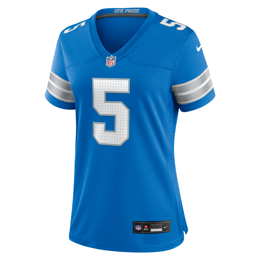 Women's Detroit Lions Teddy Bridgewater Blue Team Game Jersey