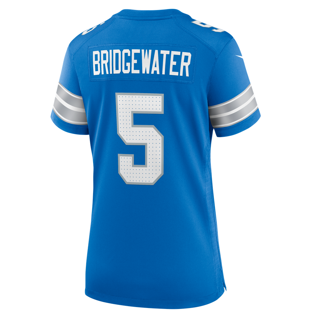 Women's Detroit Lions Teddy Bridgewater Blue Team Game Jersey