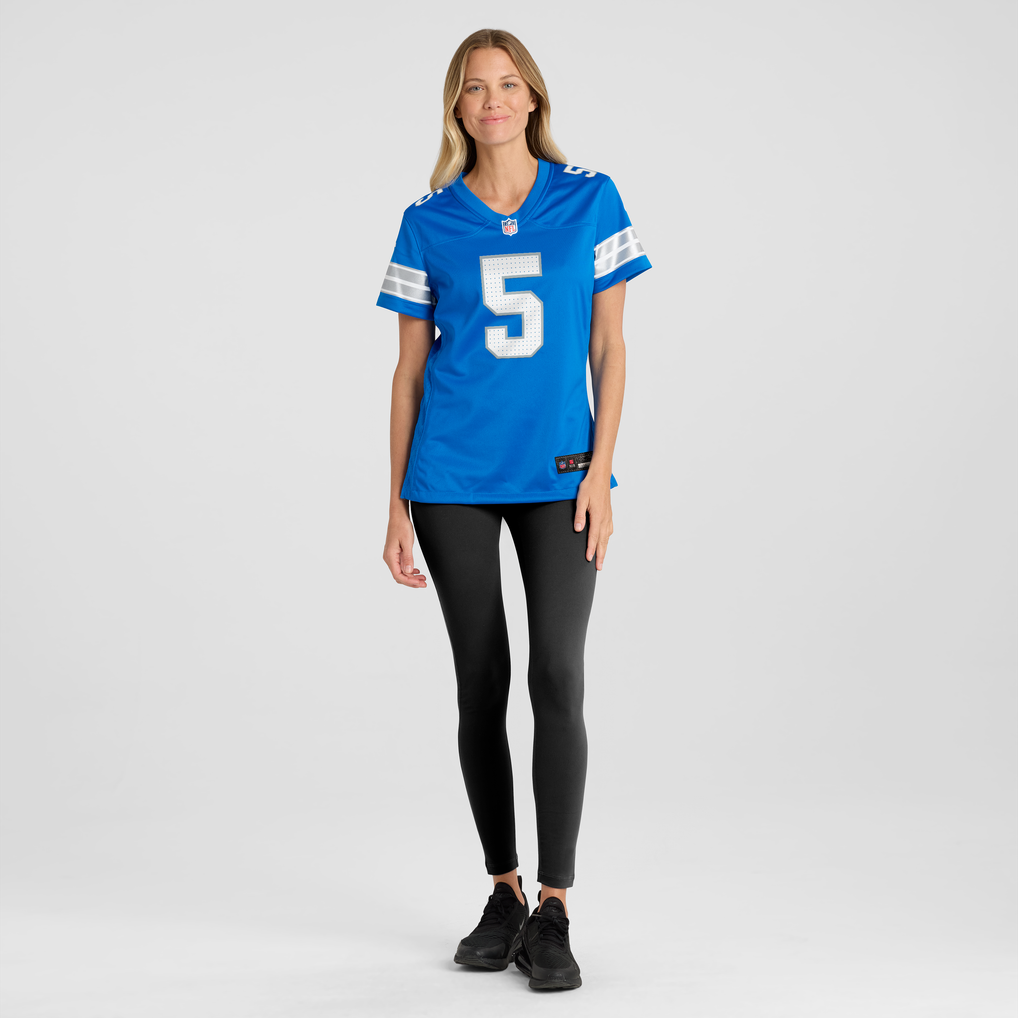 Women's Detroit Lions Teddy Bridgewater Blue Team Game Jersey