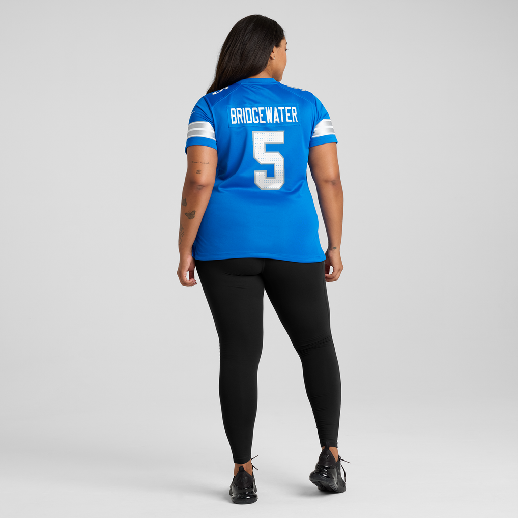 Women's Detroit Lions Teddy Bridgewater Blue Team Game Jersey