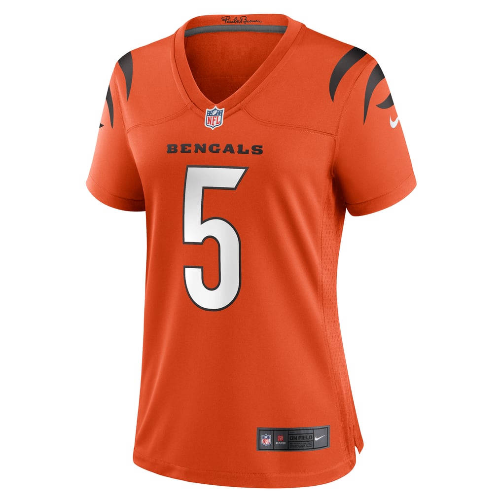 Women's Cincinnati Bengals Tee Higgins Orange Alternate Game Jersey
