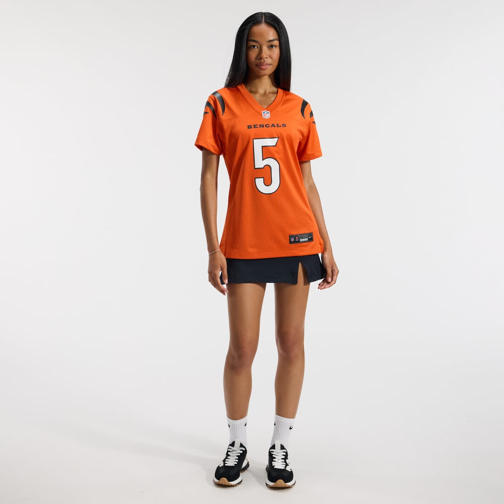 Women's Cincinnati Bengals Tee Higgins Orange Alternate Game Jersey