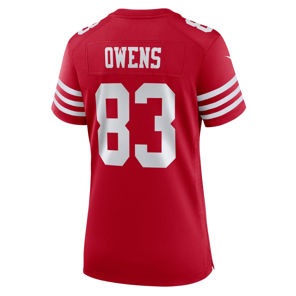 Women's San Francisco 49ers Terique Owens Scarlet Team Game Jersey