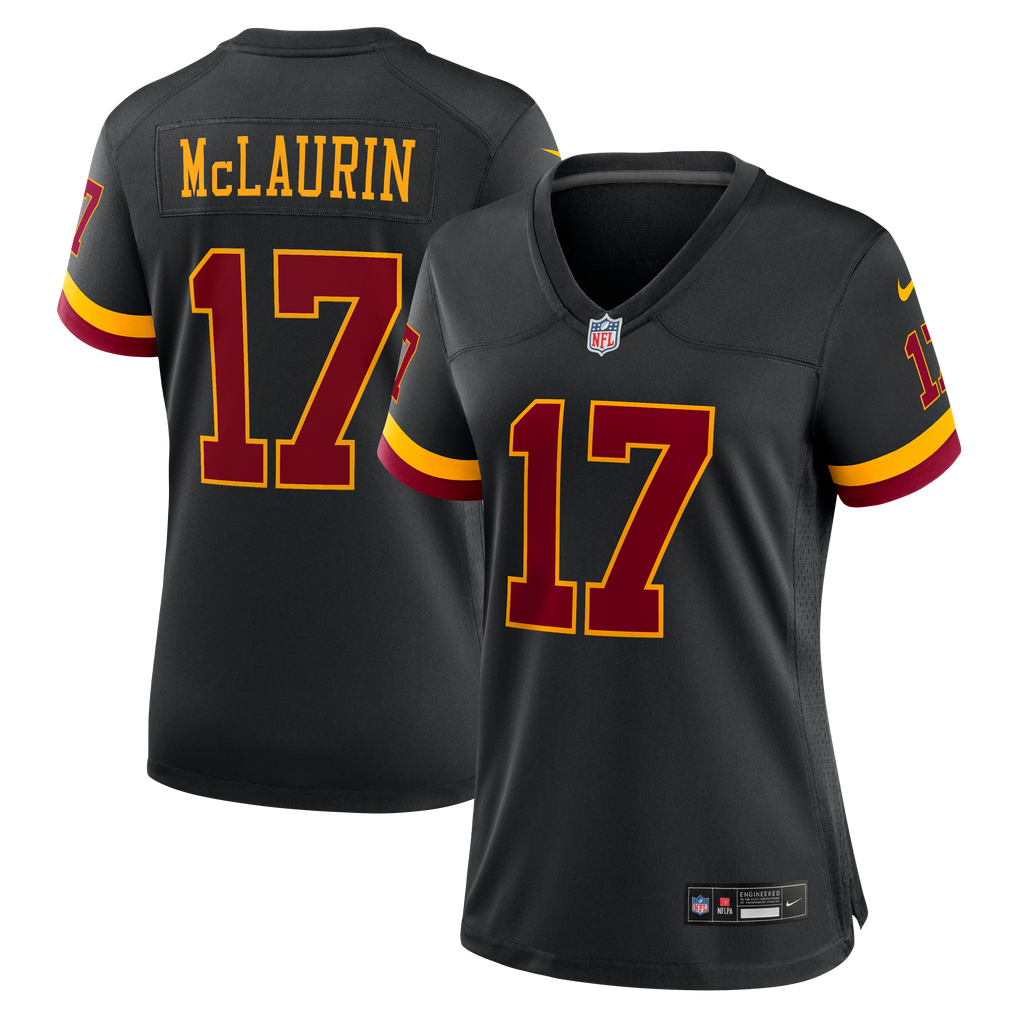 Women's Washington Commanders Terry McLaurin Black Hail Raiser Alternate Game Jersey
