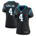 Women's Carolina Panthers Tetairoa McMillan Black Team Game Jersey