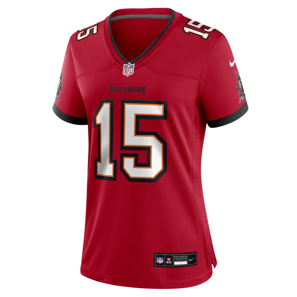 Women's Tampa Bay Buccaneers Tez Johnson Red Team Game Jersey