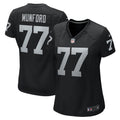 Women's Las Vegas Raiders Thayer Munford Jr. Black Team Game Jersey