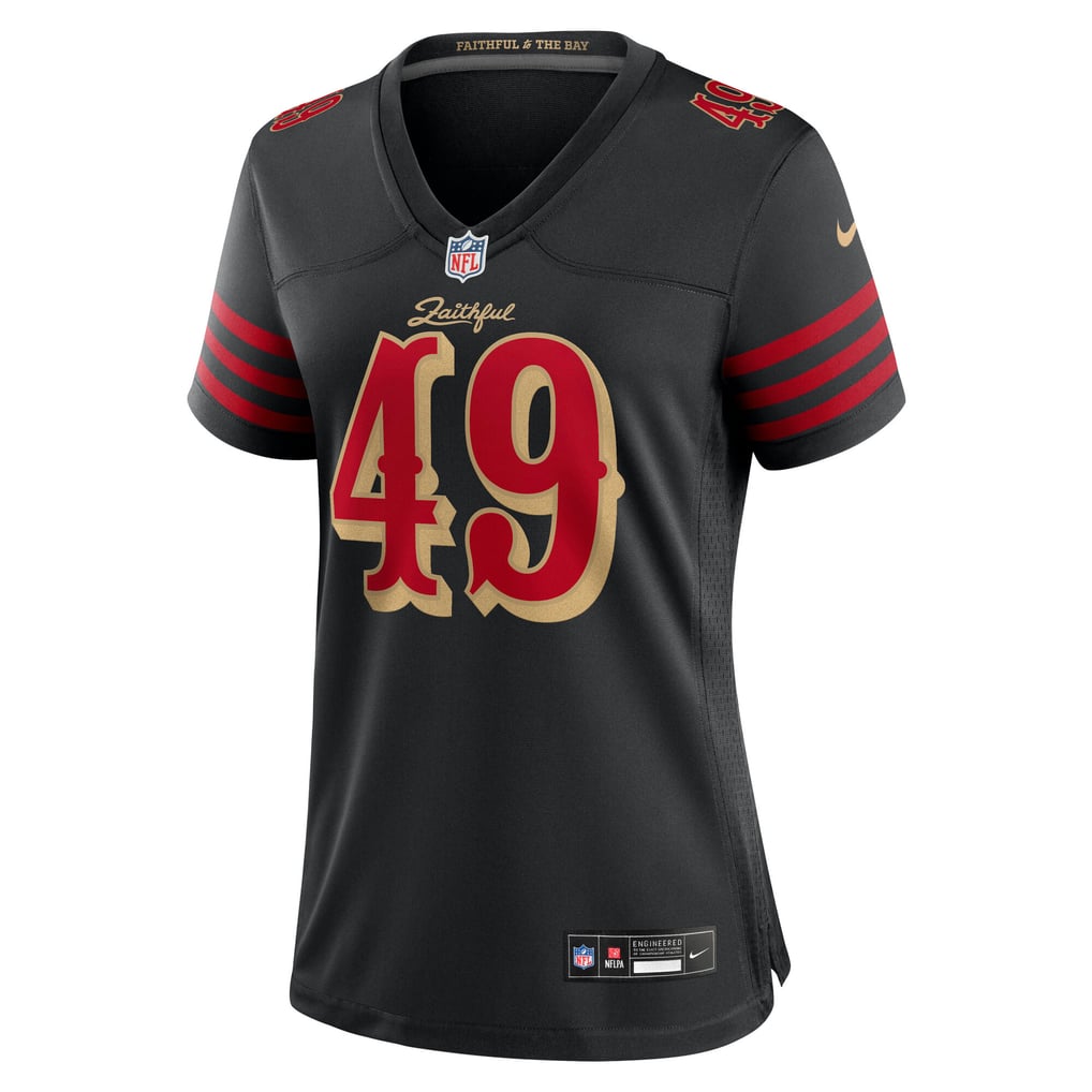 Women's San Francisco 49ers The Faithful Black Rivalries Collection Game Jersey