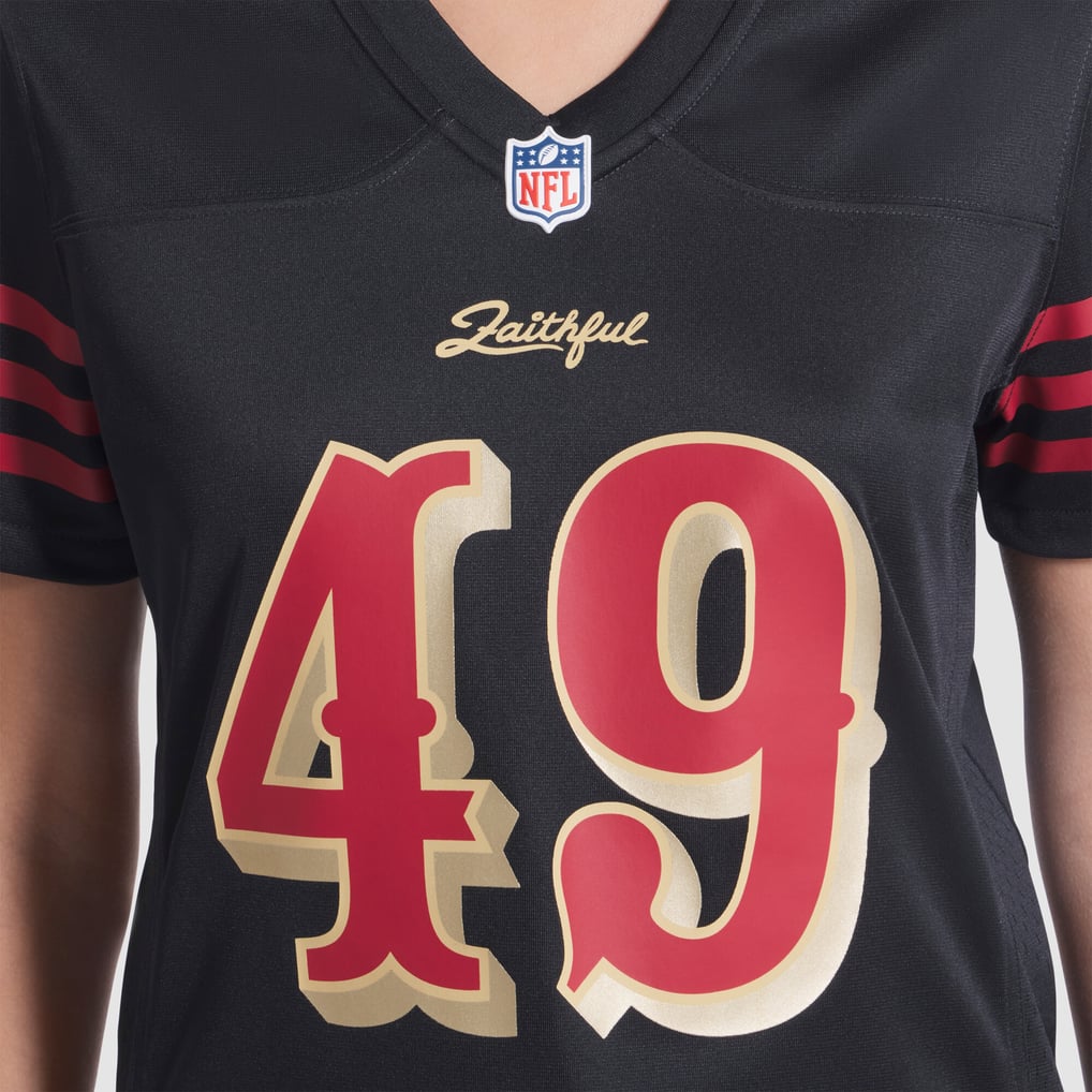 Women's San Francisco 49ers The Faithful Black Rivalries Collection Game Jersey