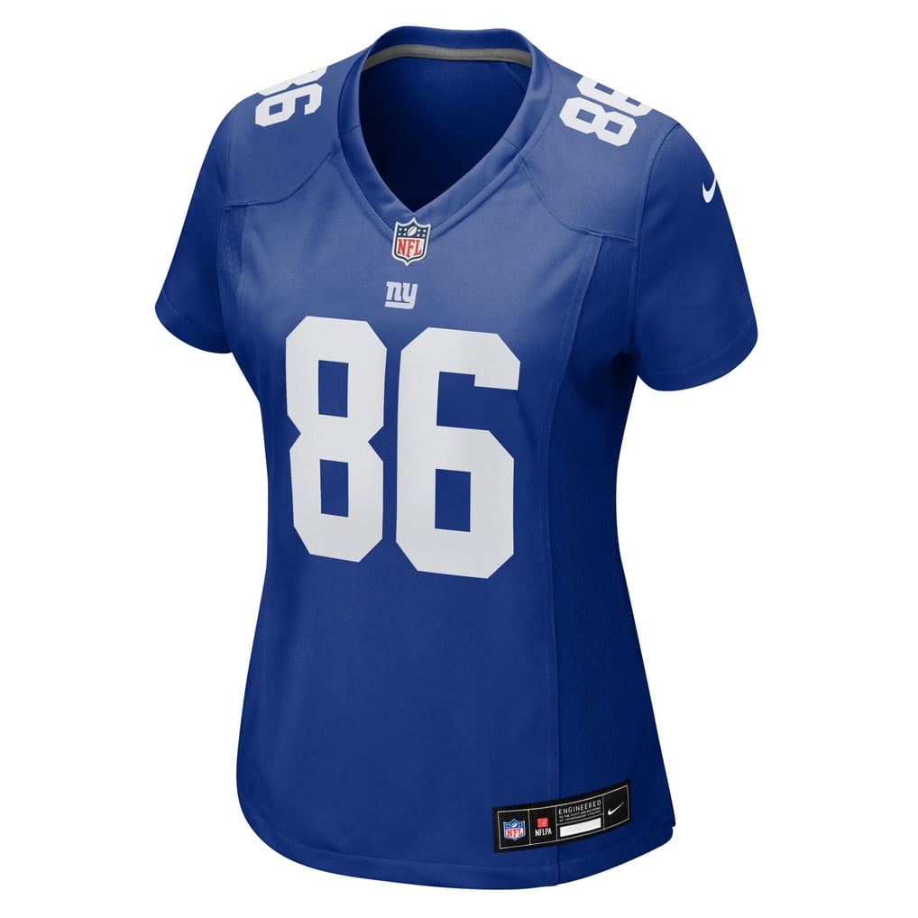 Women's New York Giants Thomas Fidone II Royal Team Game Jersey