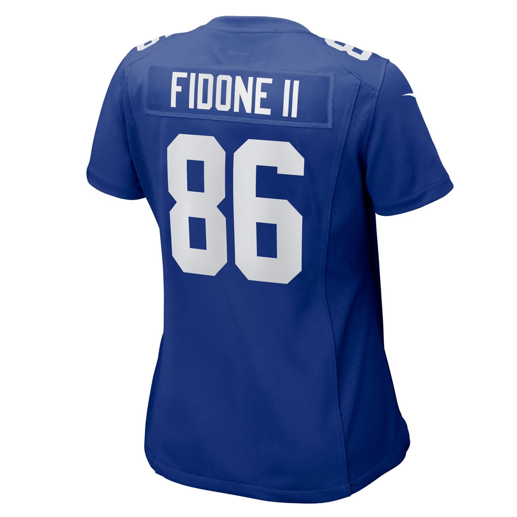 Women's New York Giants Thomas Fidone II Royal Team Game Jersey