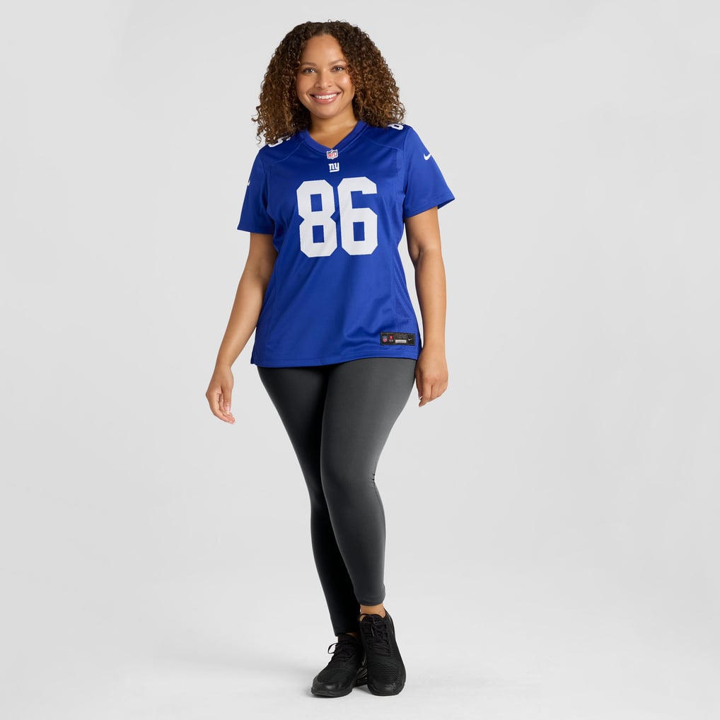 Women's New York Giants Thomas Fidone II Royal Team Game Jersey