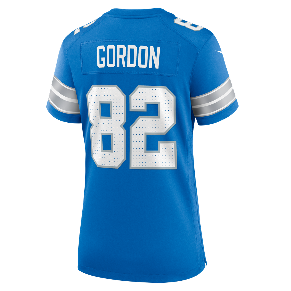 Women's Detroit Lions Thomas Gordon Blue Team Game Jersey