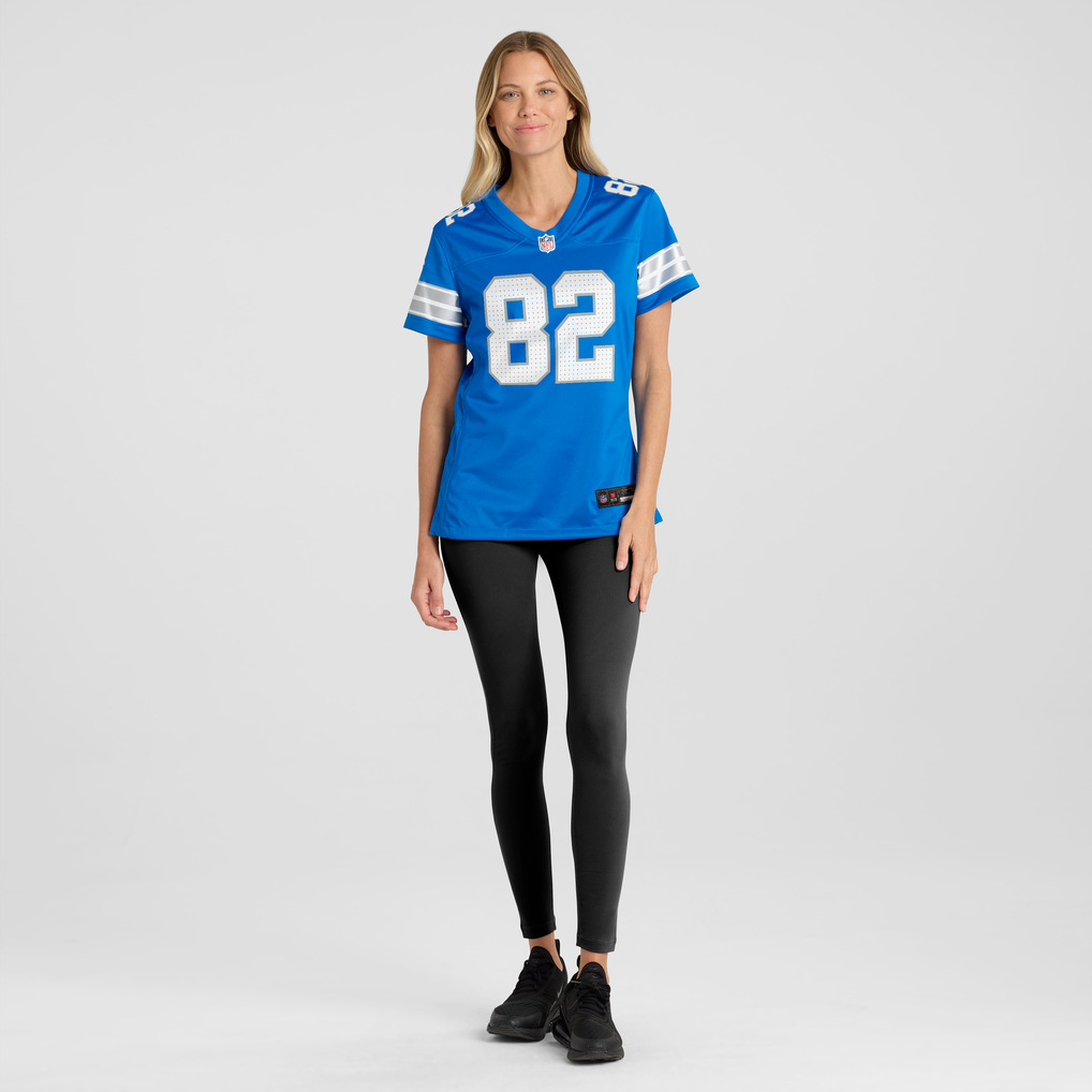 Women's Detroit Lions Thomas Gordon Blue Team Game Jersey