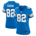 Women's Detroit Lions Thomas Gordon Blue Team Game Jersey
