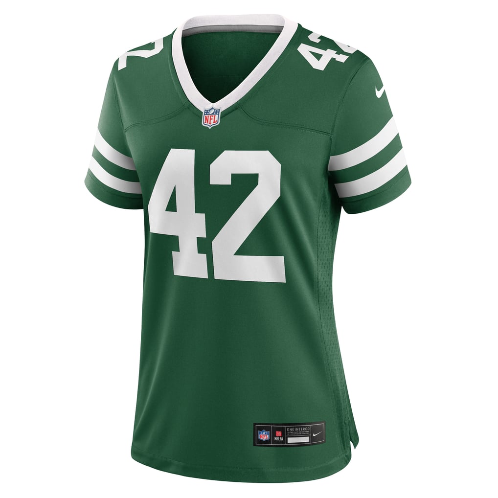 Women's New York Jets Thomas Hennessy Legacy Green Game Jersey
