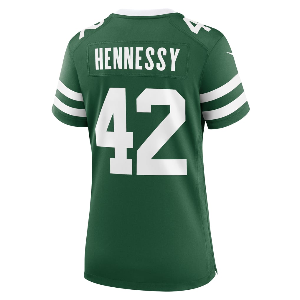 Women's New York Jets Thomas Hennessy Legacy Green Game Jersey