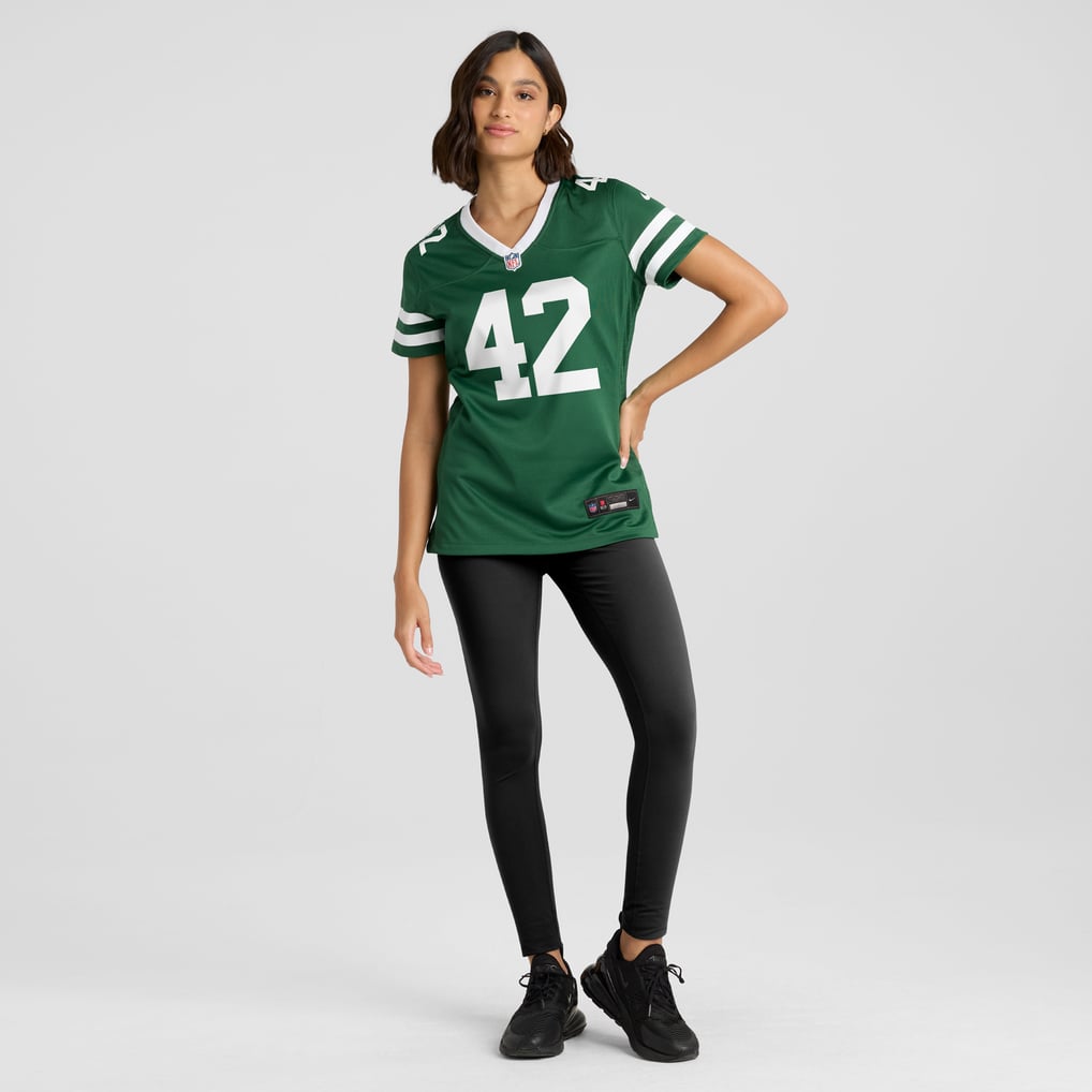 Women's New York Jets Thomas Hennessy Legacy Green Game Jersey