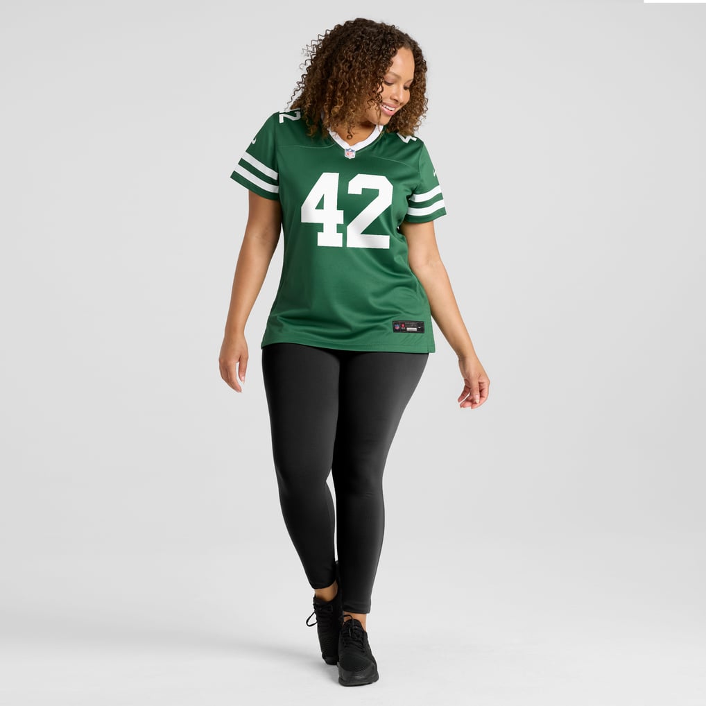 Women's New York Jets Thomas Hennessy Legacy Green Game Jersey