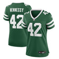 Women's New York Jets Thomas Hennessy Legacy Green Game Jersey