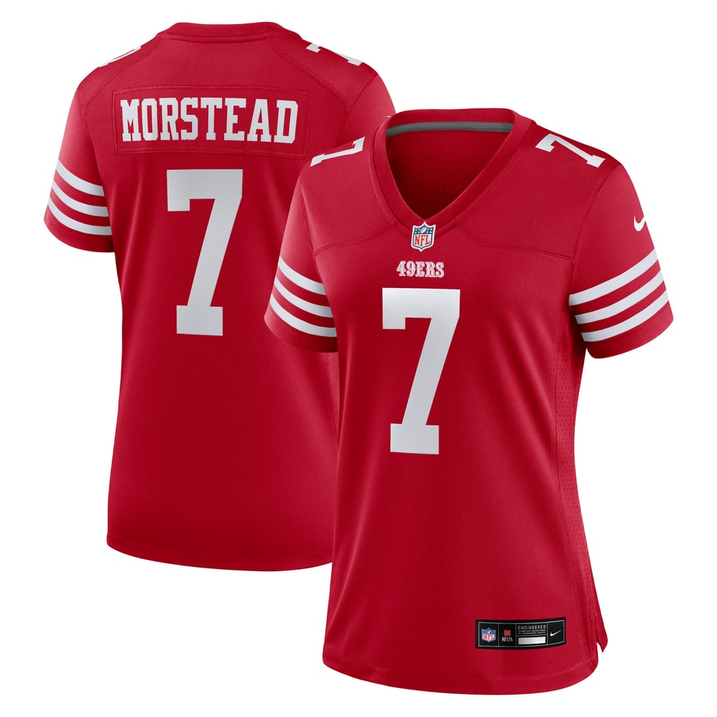 Women's San Francisco 49ers Thomas Morstead Scarlet Team Game Jersey