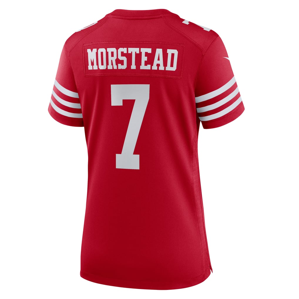Women's San Francisco 49ers Thomas Morstead Scarlet Team Game Jersey