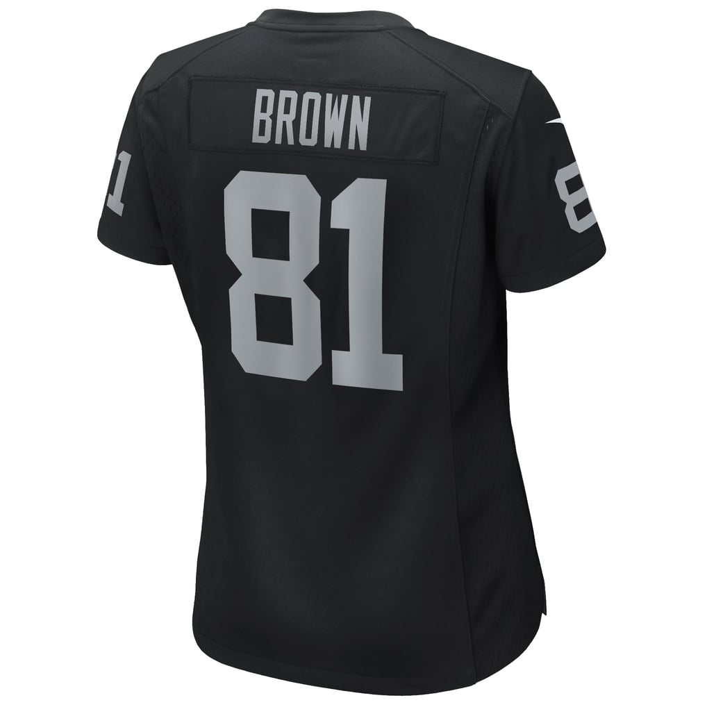 Women's Las Vegas Raiders Tim Brown Black Game Retired Player Jersey