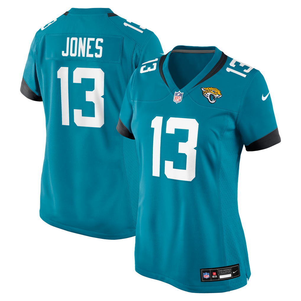 Women's Jacksonville Jaguars Tim Jones Teal Team Game Jersey