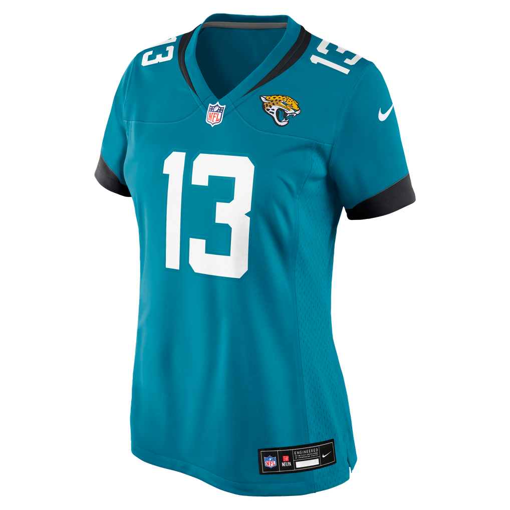 Women's Jacksonville Jaguars Tim Jones Teal Team Game Jersey