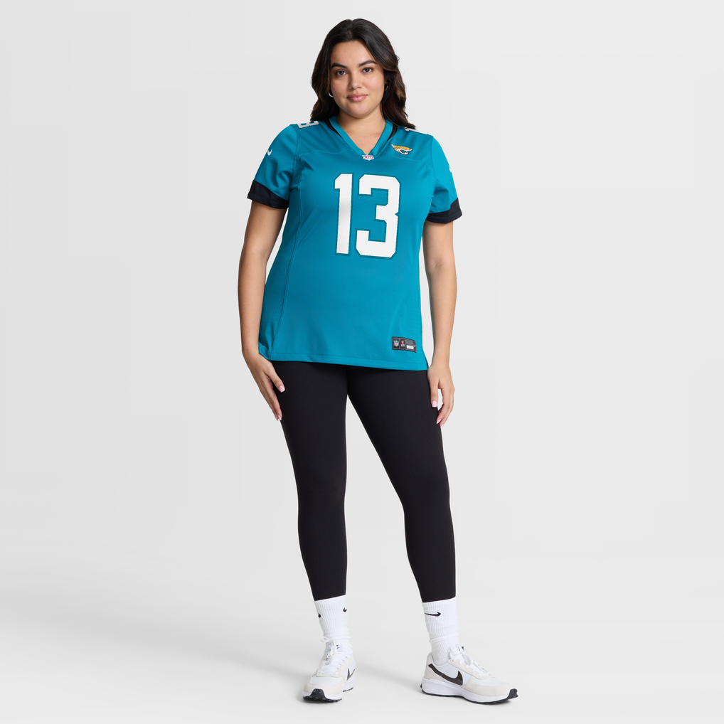 Women's Jacksonville Jaguars Tim Jones Teal Team Game Jersey