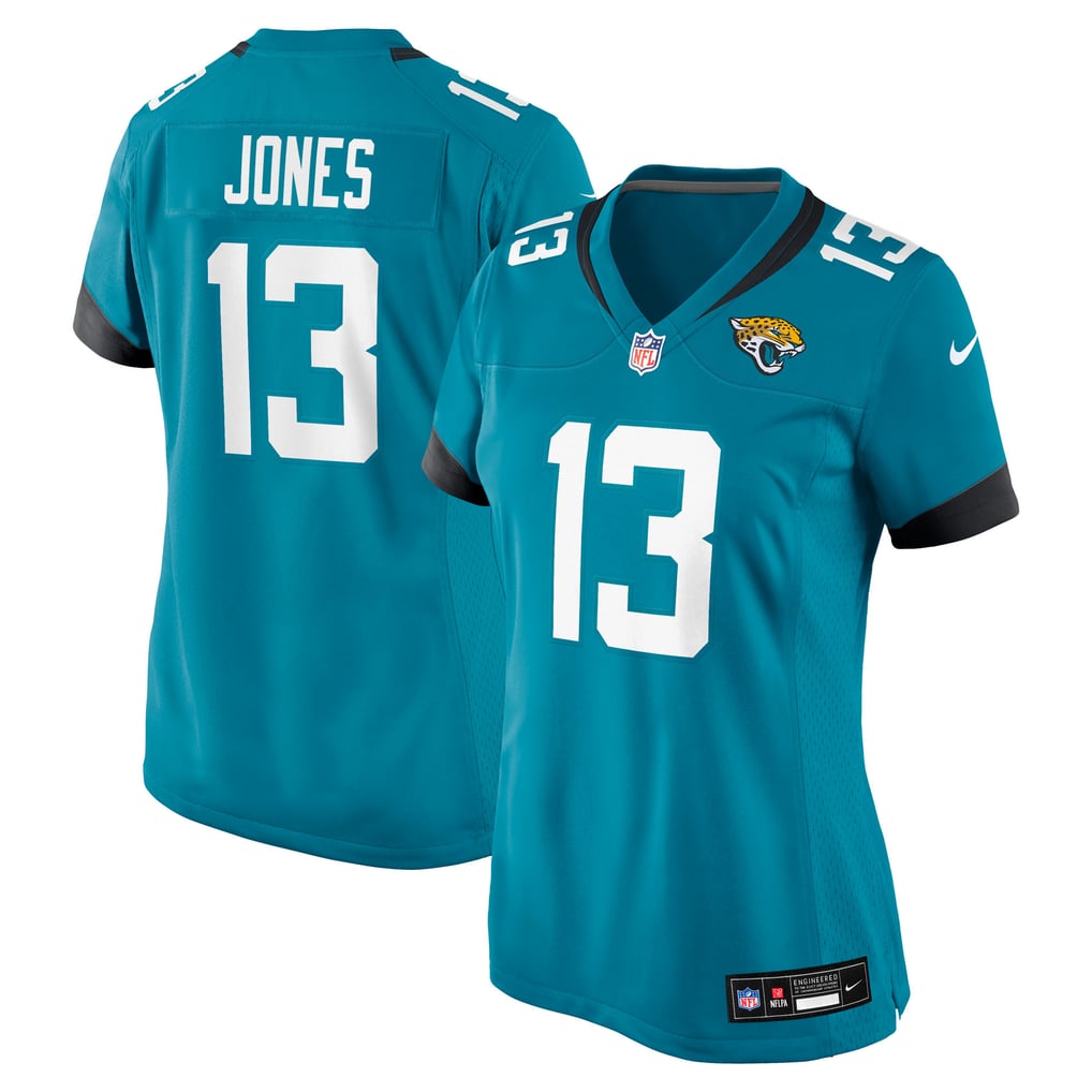 Women's Jacksonville Jaguars Tim Jones Teal Team Game Jersey