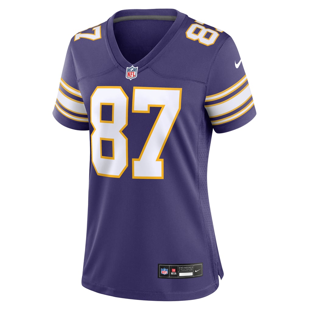Women's Minnesota Vikings T.J. Hockenson Purple Player Jersey
