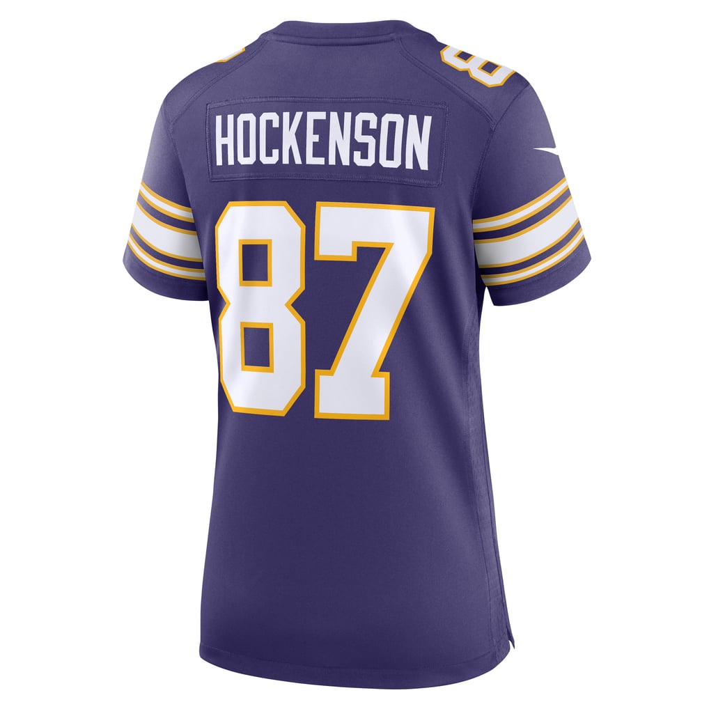 Women's Minnesota Vikings T.J. Hockenson Purple Player Jersey