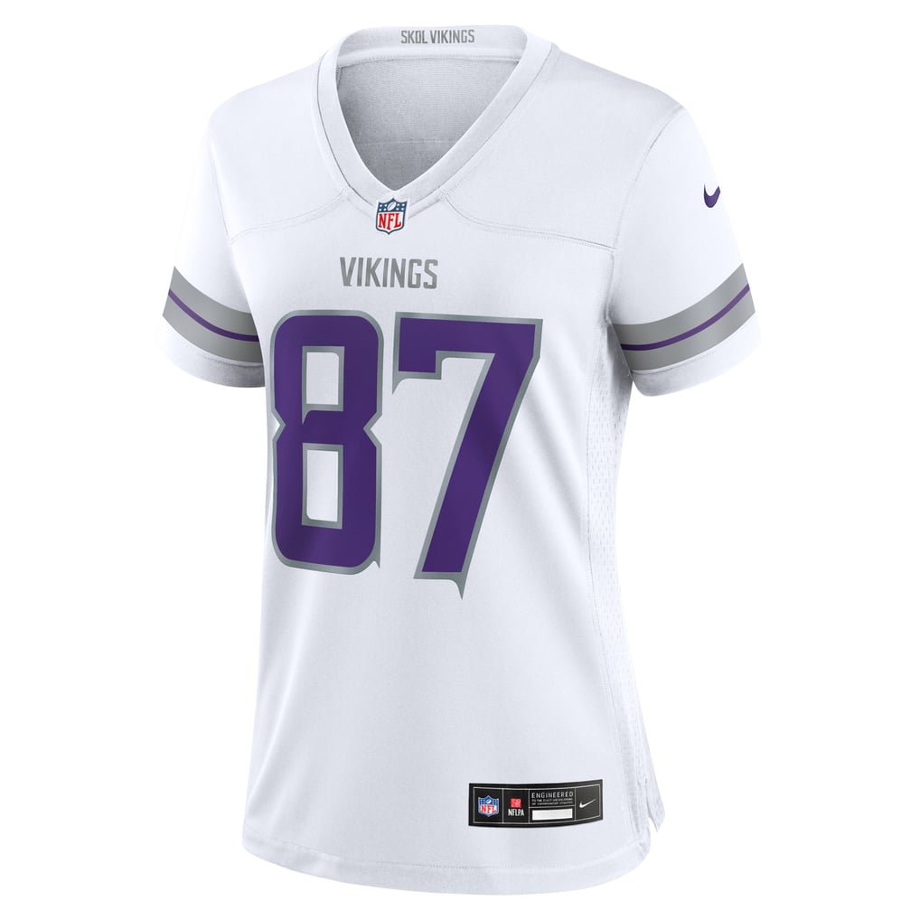 Women's Minnesota Vikings T.J. Hockenson White Alternate Game Player Jersey