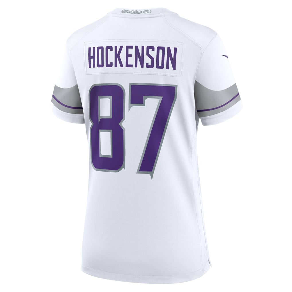 Women's Minnesota Vikings T.J. Hockenson White Alternate Game Player Jersey
