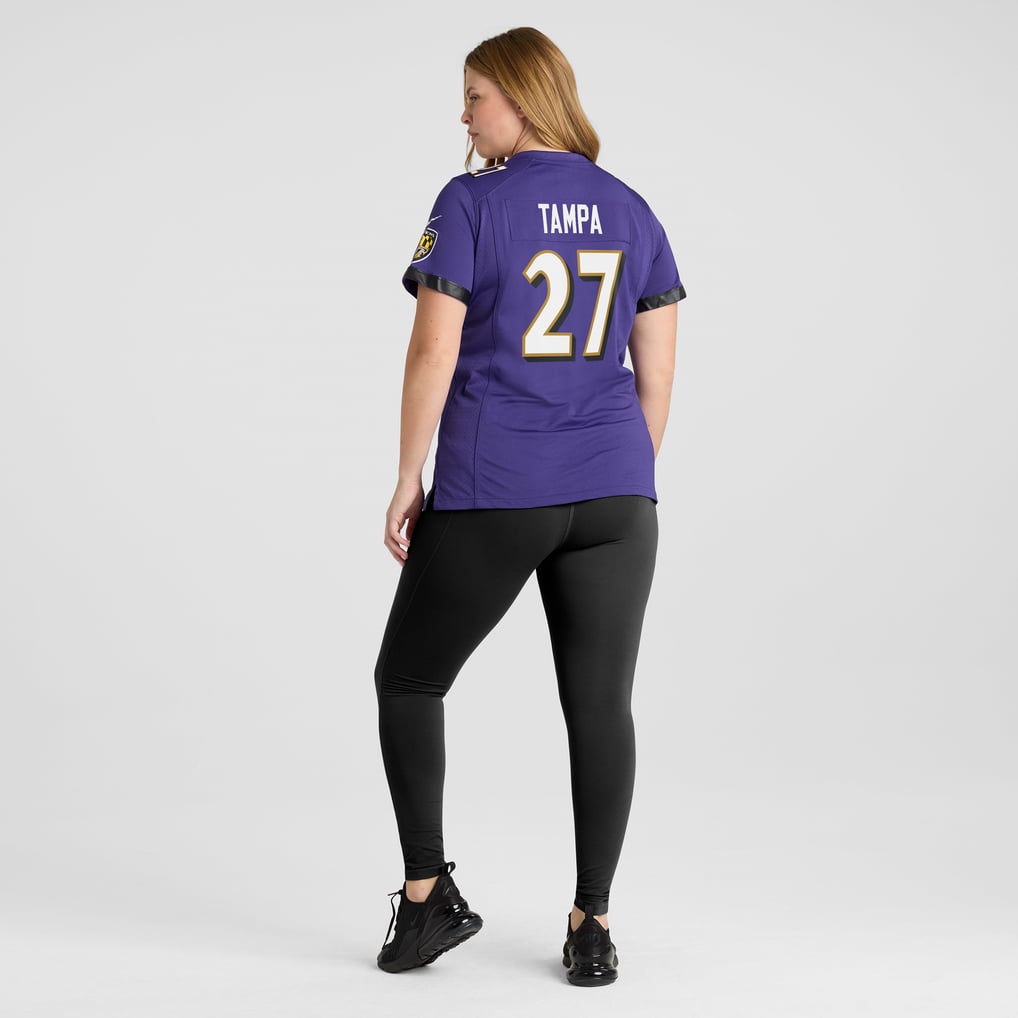 Women's Baltimore Ravens T.J. Tampa Purple Game Jersey