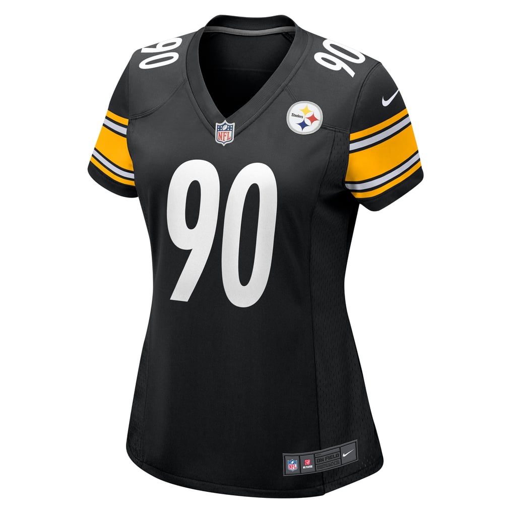 Women's Pittsburgh Steelers T.J. Watt Black Team Game Jersey