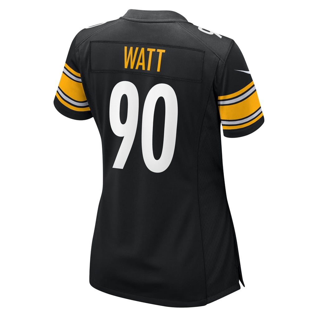 Women's Pittsburgh Steelers T.J. Watt Black Team Game Jersey