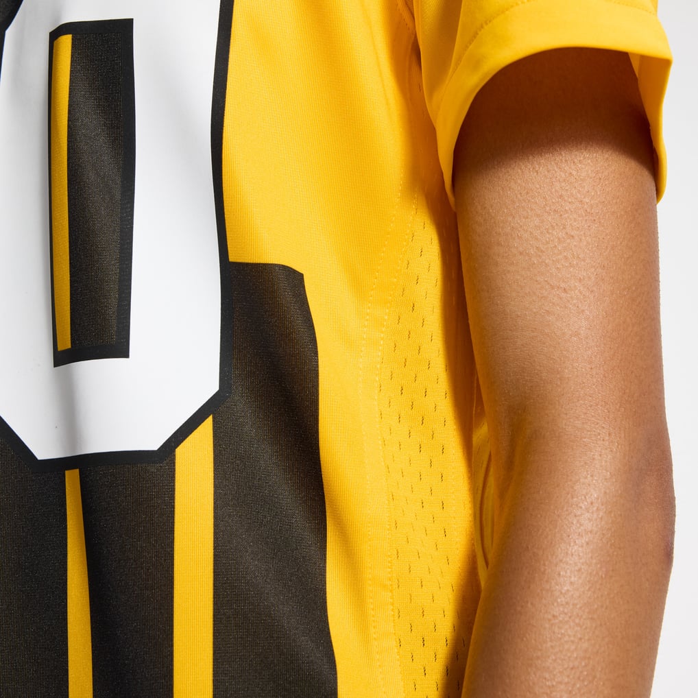 Women's Pittsburgh Steelers T.J. Watt Gold Alternate 1933 Throwback Game Jersey