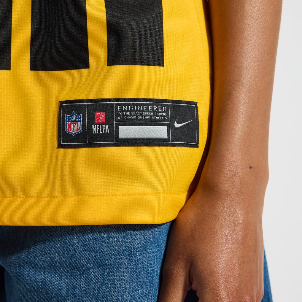 Women's Pittsburgh Steelers T.J. Watt Gold Alternate 1933 Throwback Game Jersey