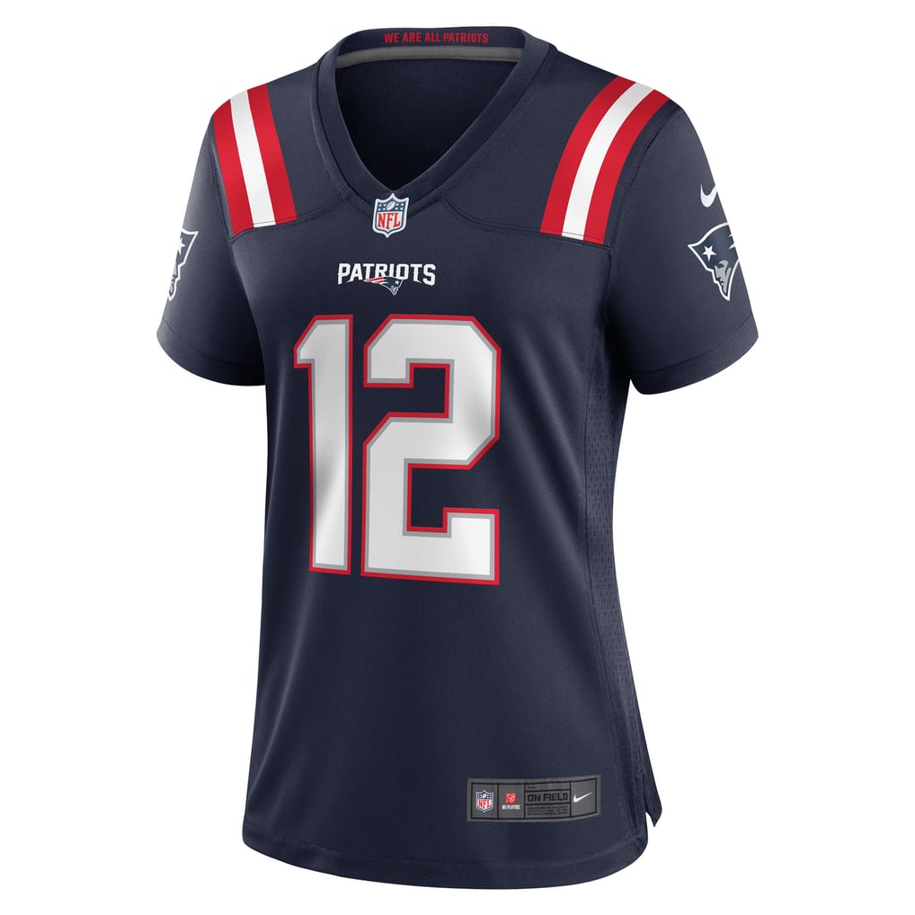 Women's New England Patriots Tom Brady Navy Retired Game Jersey