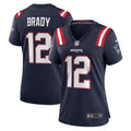 Women's New England Patriots Tom Brady Navy Retired Game Jersey