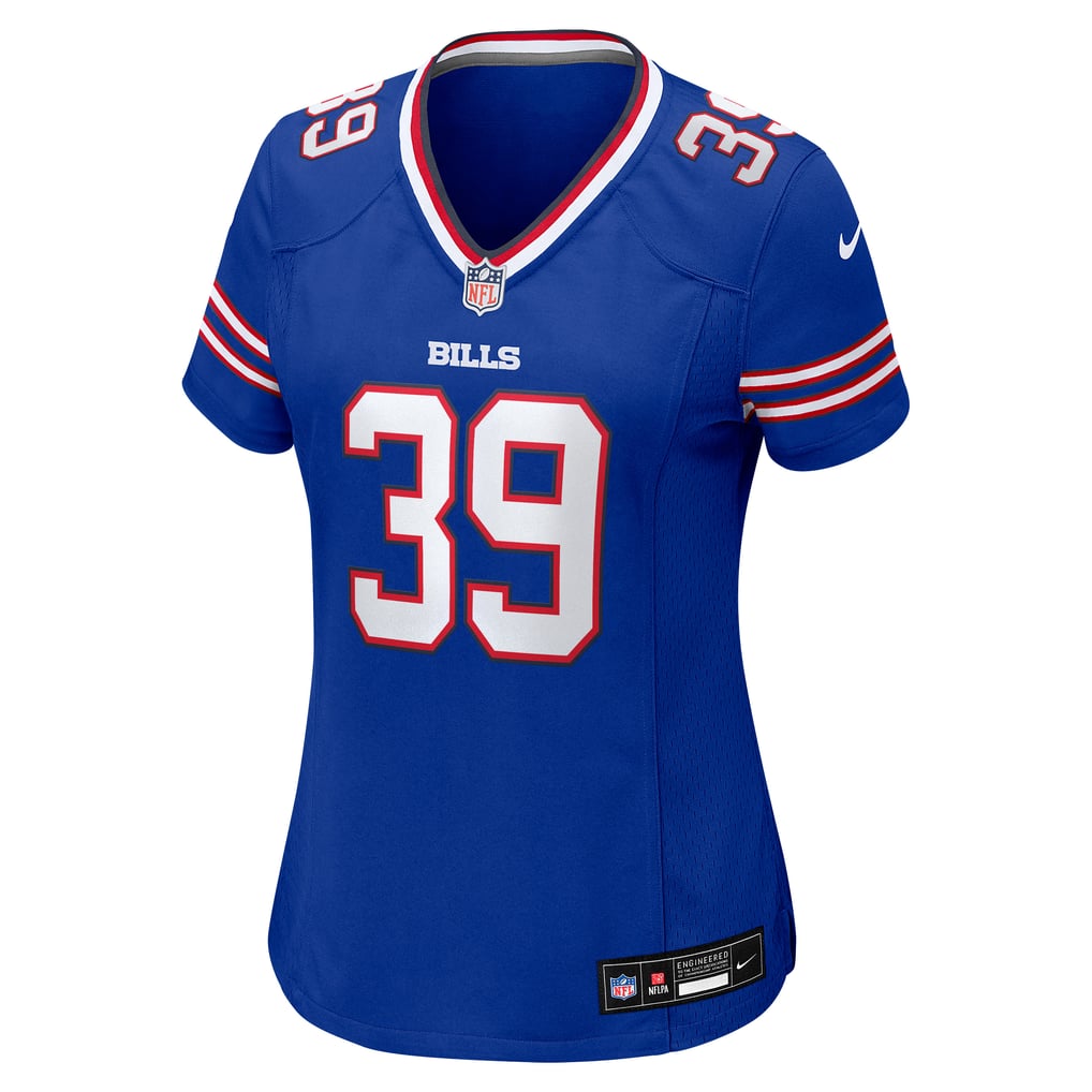 Women's Buffalo Bills Tommy Doman Jr Royal Team Game Jersey